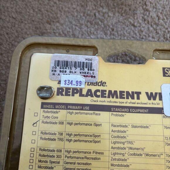 Kryptonics Rollerblade 908 Replacement Wheels *New* - Picture 5 of 6